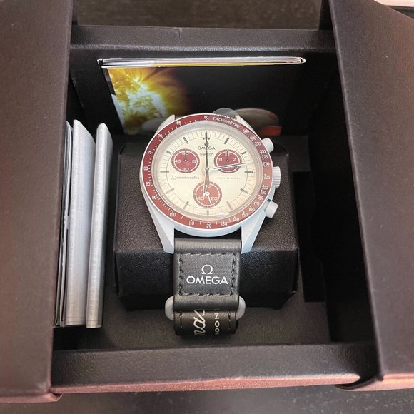 Omega x Swatch Moonswatch Pluto watch